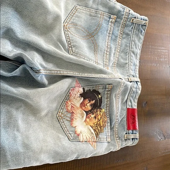 Mint Fiorucci Angels Jeans size 28- straight leg